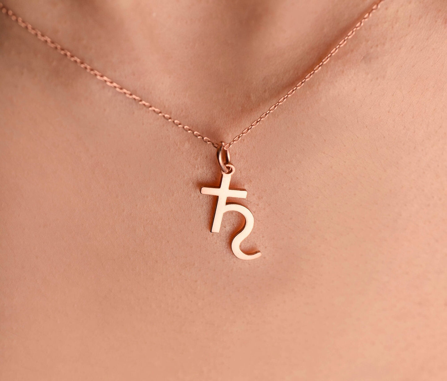 14K Solid Gold Saturn Necklace,Minimalist Celestial Jewelry,Saturn Planet Necklace,Gold Saturn Necklace,Christmas Gift Necklace,X-mas Gift