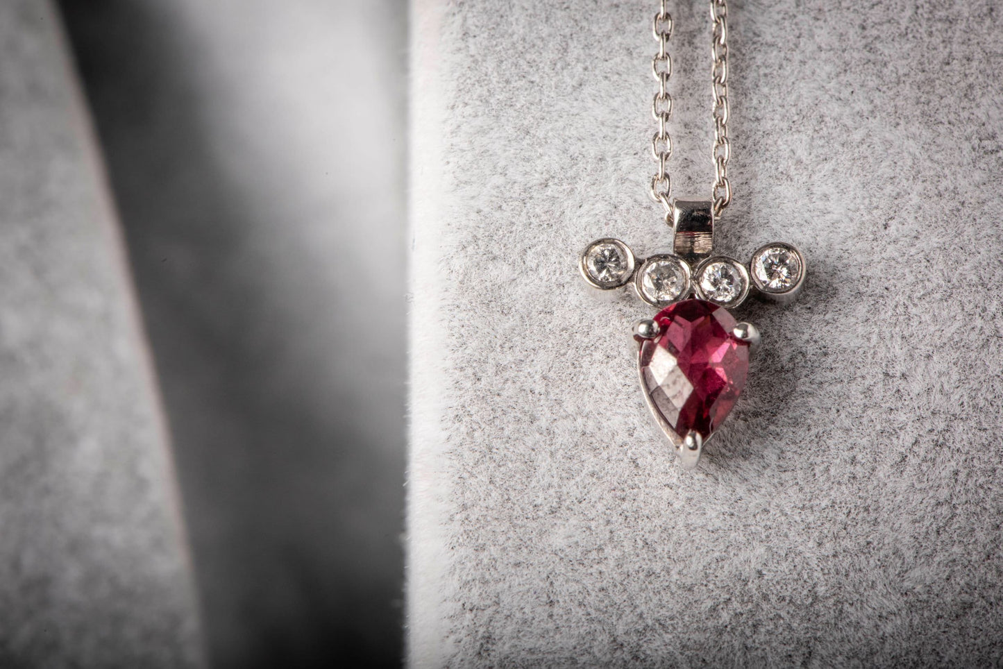 14K Solid Gold Diamond Tourmaline Necklace,Solid Gold with Various Stunning Designs,Diamond and Tourmaline Necklace,Christmas Gift Necklace