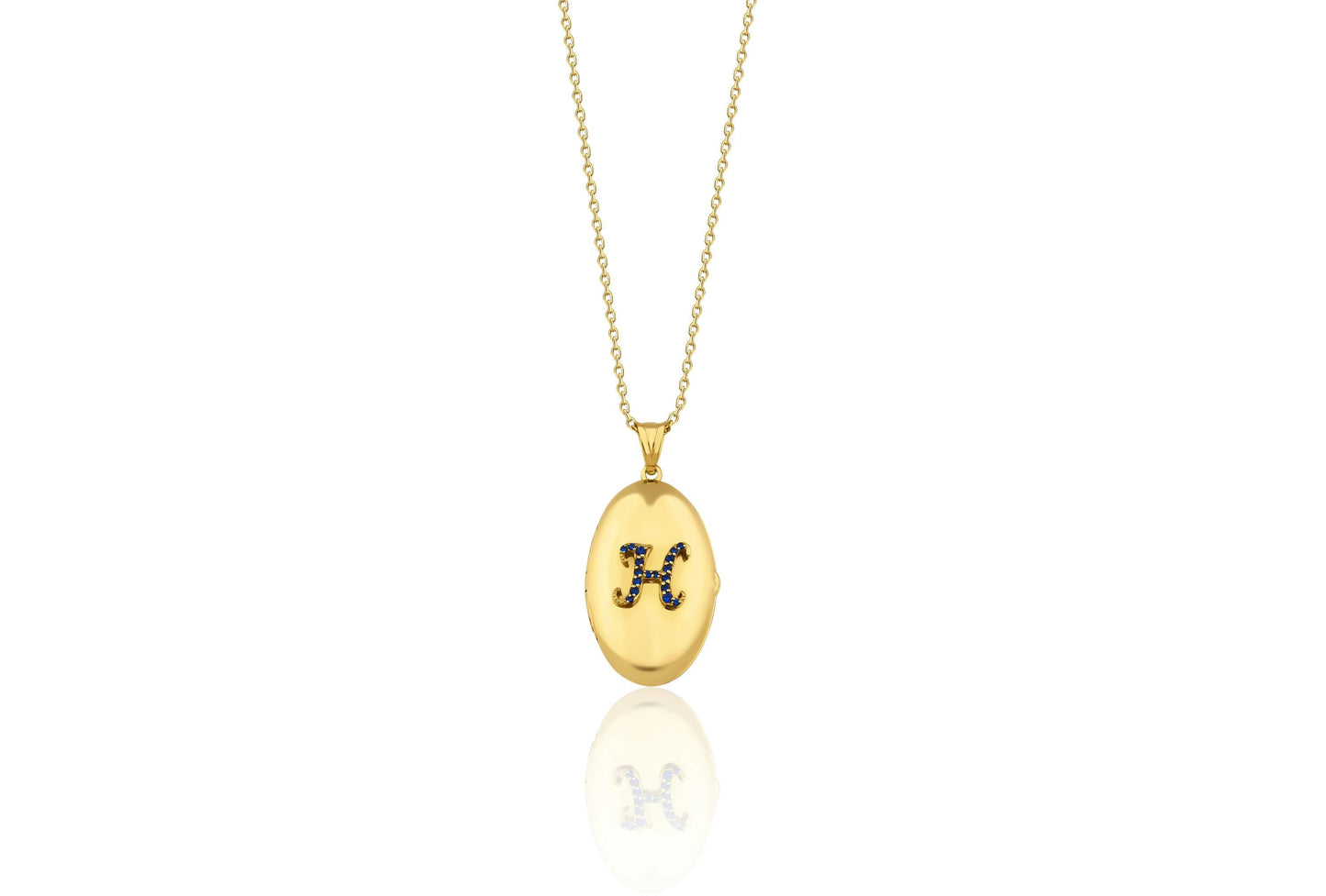 Personalized Gold Oval Photo Locket with Engraving and Pictures, Custom Memorial Necklace, Gift for Her, 925 Silver or 14k Solid Gold Option
