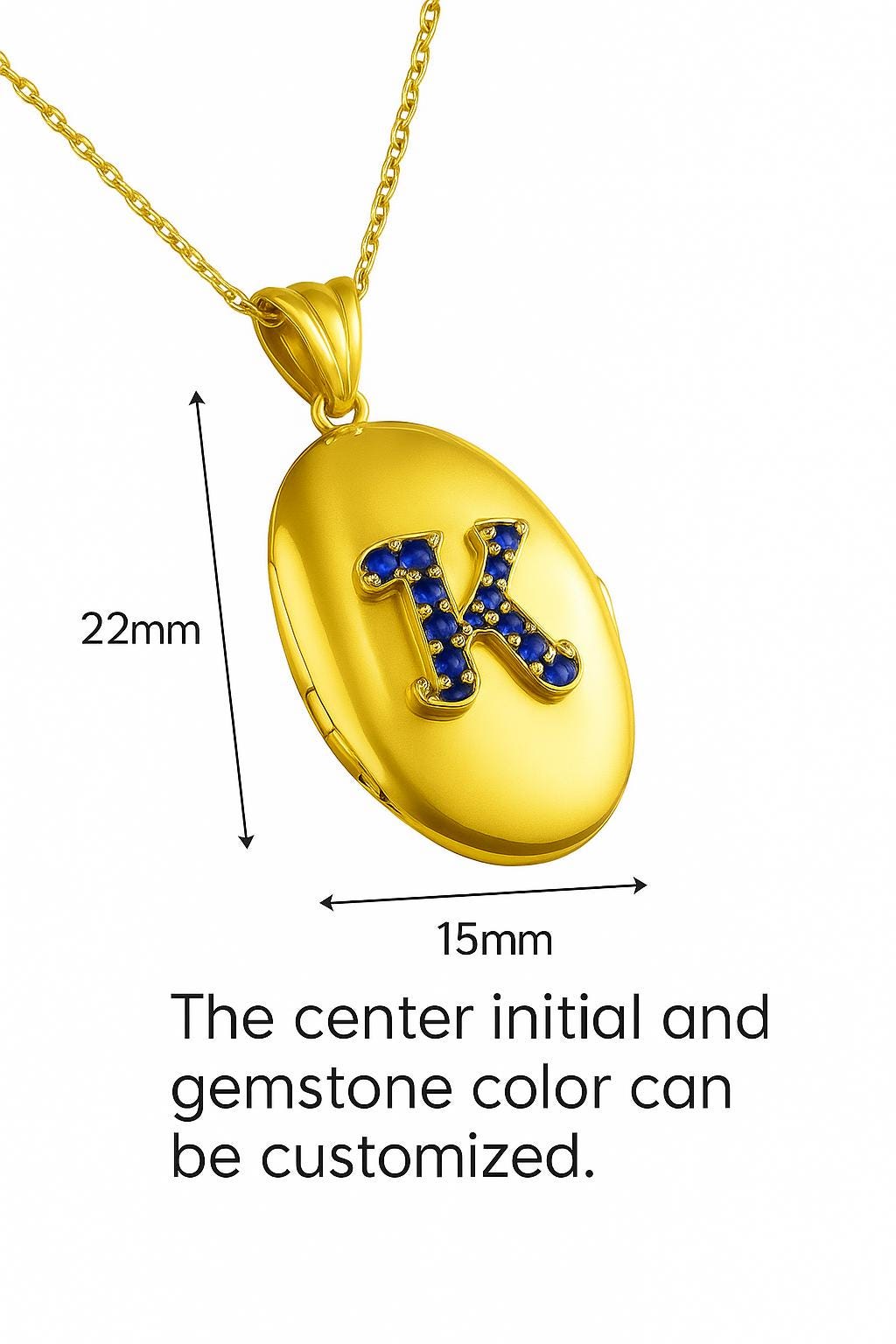 Personalized Gold Oval Photo Locket with Engraving and Pictures, Custom Memorial Necklace, Gift for Her, 925 Silver or 14k Solid Gold Option