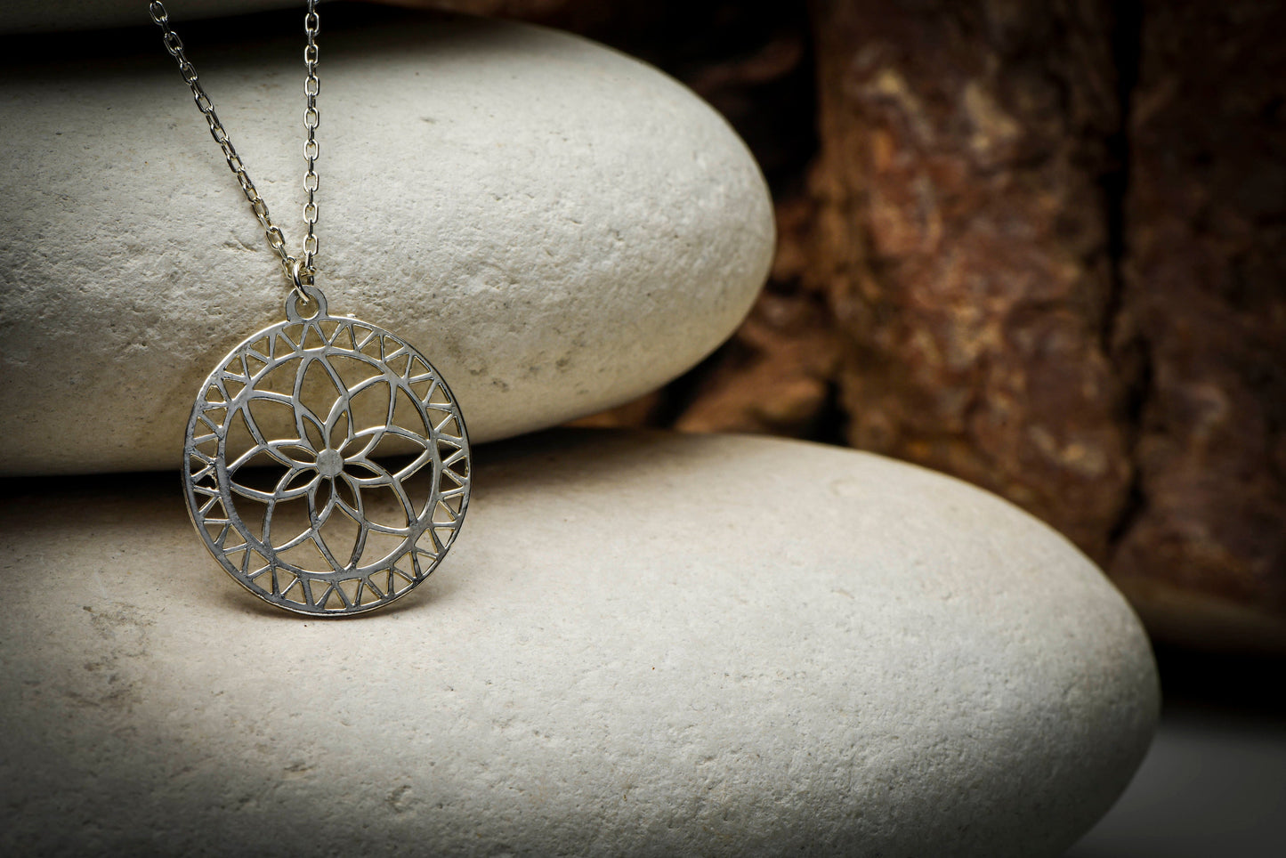 Flower of Life Necklace,Vitality and Success Necklace,Minimal Thin Necklace,Flower Lover Necklace,Birthday Gift Necklace,Christmas Gift