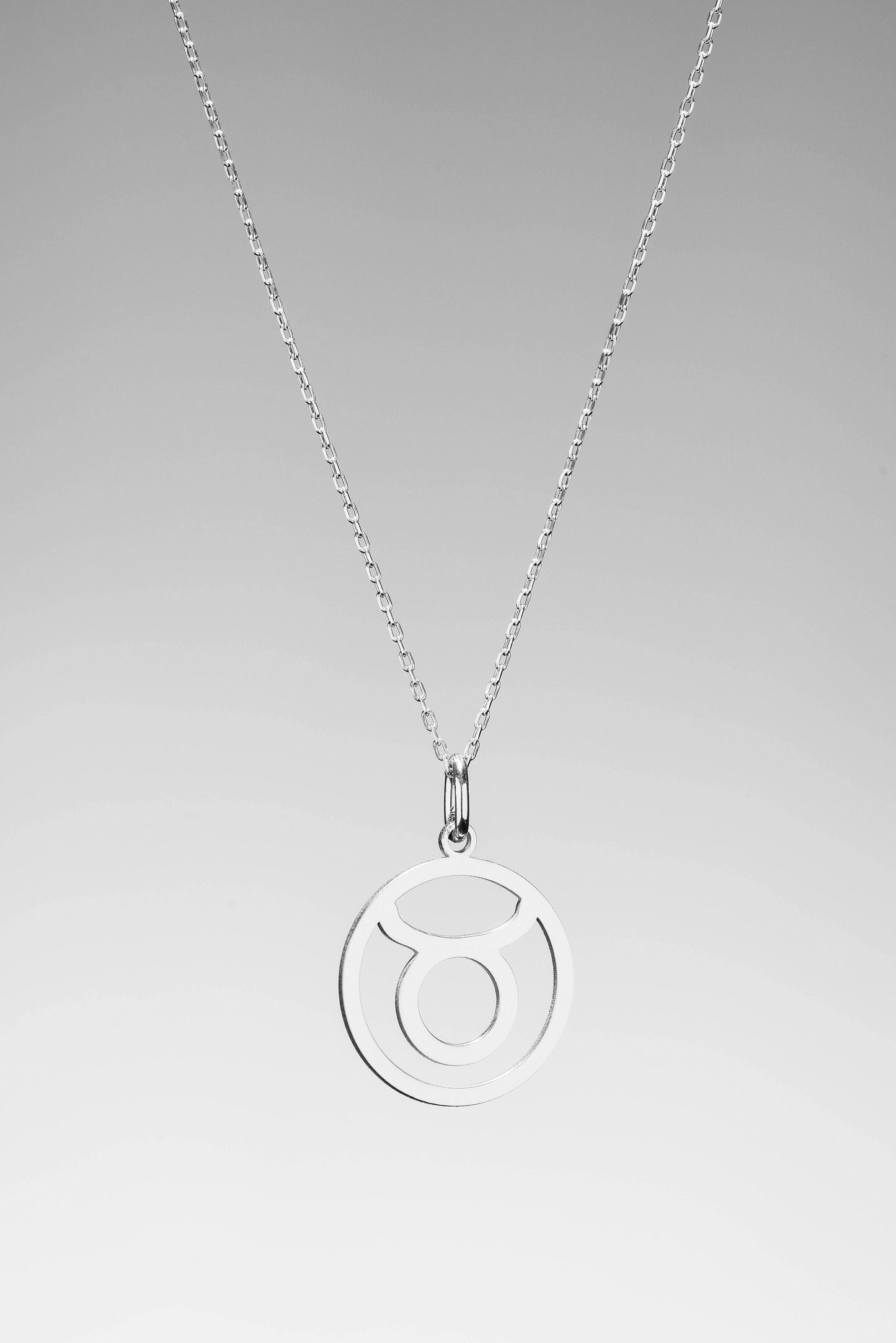 14k Solid Gold Taurus Zodiac Charm Necklace,Gold Astrology Jewelry,Tarus Zodiac Jewelry,Birthday Gift Necklace,Christmas Gift Necklace