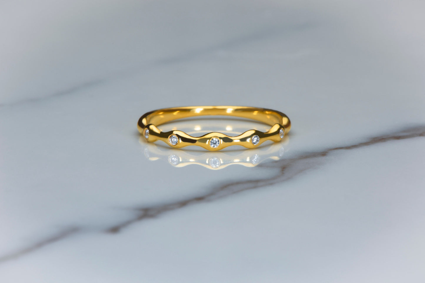 Gold Diamond Wedding Ring, Model Gold Ring,Gold Diamond Engagement Ring, Minimal Gold Ring, Design Gold Ring, Gift for Mom